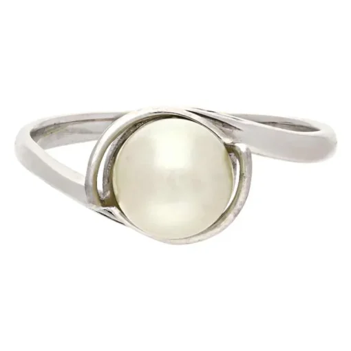 Perl-Ring Weißgold