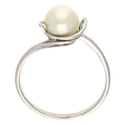 Perl-Ring Weißgold