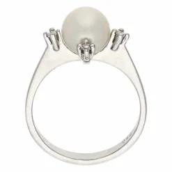 Perl-Ring Weißgold