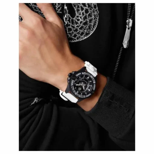 Philipp Plein229 PWAAA1822 'The $kull Carbon Fiber'