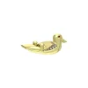 Rubin Brosche Gelbgold