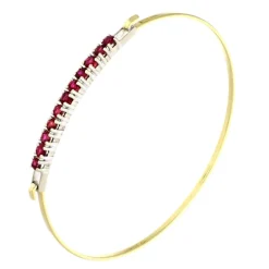 Rubin-Armreif Bicolor