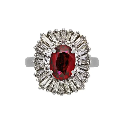 Rubin-Ring Platin