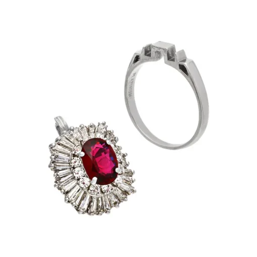 Rubin-Ring Platin