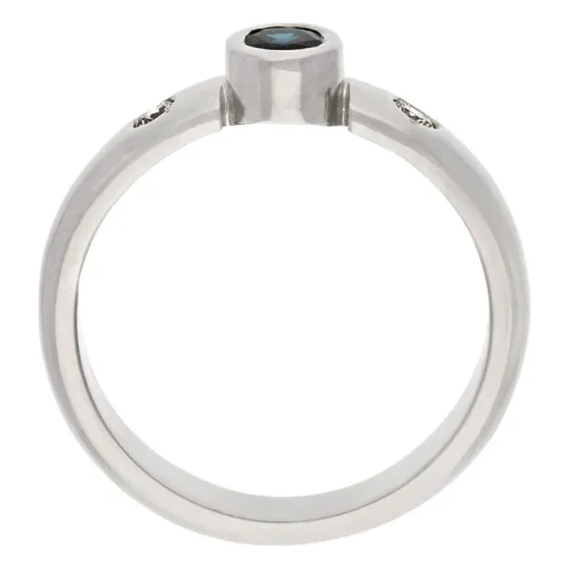 Safir-Ring Weißgold