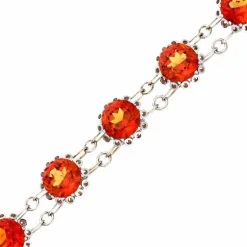 Saphir-Armband Weißgold