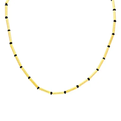 Saphir-Collier Gelbgold