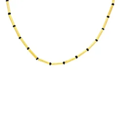 Saphir-Collier Gelbgold