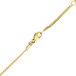 Saphir-Collier Gelbgold