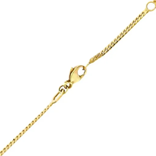 Saphir-Collier Gelbgold