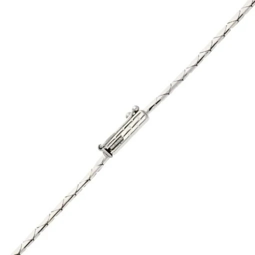 Saphir-Collier Weißgold