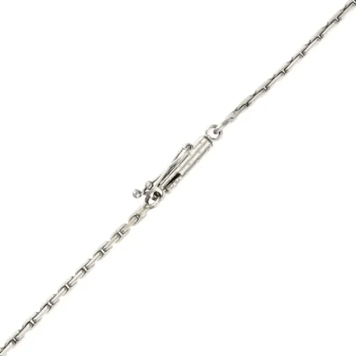 Saphir-Collier Weißgold