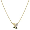 Saphir-Kette Bicolor