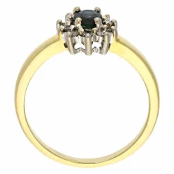 Saphir-Ring Bicolor