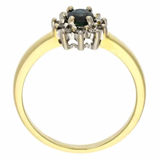 Saphir-Ring Bicolor