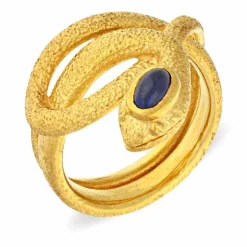 Saphir-Ring Gelbgold