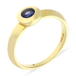 Saphir-Ring Gelbgold