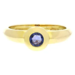 Saphir-Ring Gelbgold