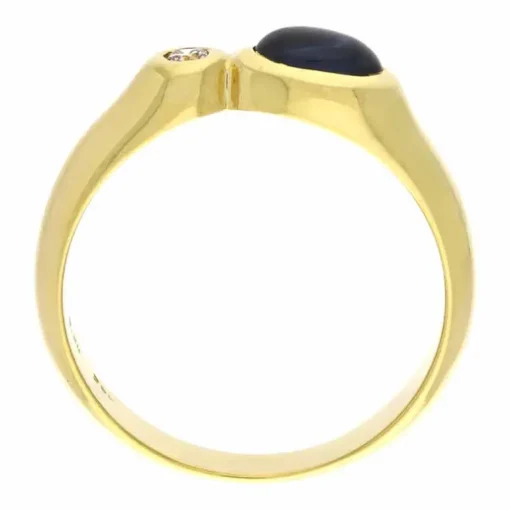 Saphir-Ring Gelbgold