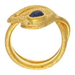 Saphir-Ring Gelbgold