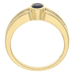Saphir-Ring Gelbgold
