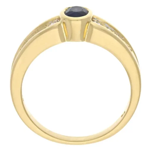 Saphir-Ring Gelbgold