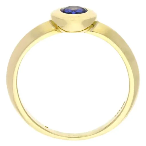 Saphir-Ring Gelbgold