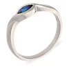 Saphir-Ring Weißgold