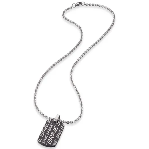 Save Brave Kette mit Edelstahl Anhänger
