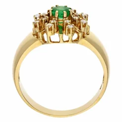 Smaragd-Ring Gelgold