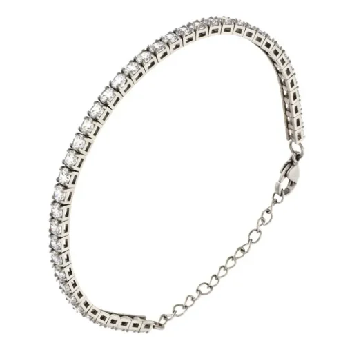 Son of Noa Zirkonia-Armband Edelstahl