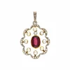 Spinell-Anhänger 'Belle Epoque' Bicolor
