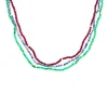Steinkette Gelbgold