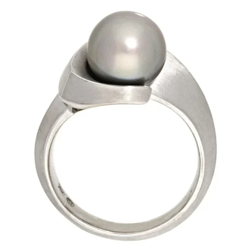 Tahiti-Ring Weißgold