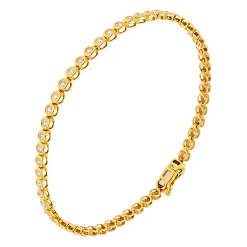 Tennisarmband Gelbgold