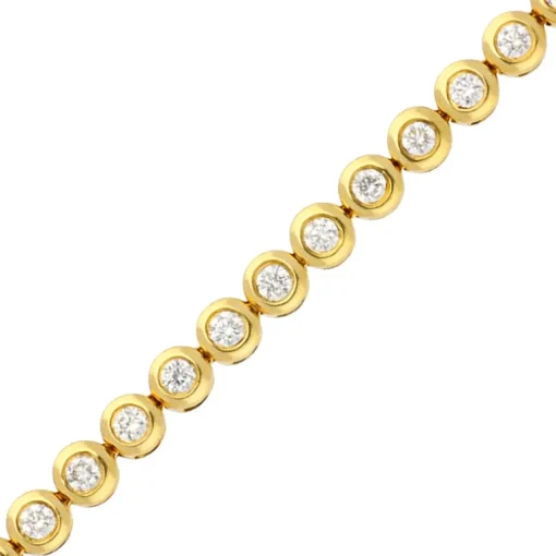Tennisarmband Gelbgold