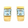 Topas-Ohrstecker Gelbgold