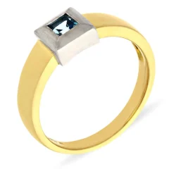 Topas-Ring Bicolor