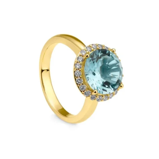 Topas-Ring Gelbgold