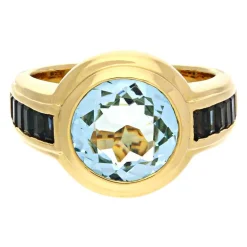 Topas-Ring Gelbgold