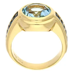 Topas-Ring Gelbgold
