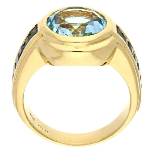 Topas-Ring Gelbgold