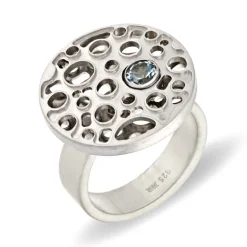 Topas-Ring Silber