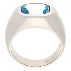 Topas-Ring Weißgold