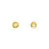 Zirkonia-Ohrschmuck Gelbgold