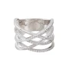 Zirkonia-Ring Silber