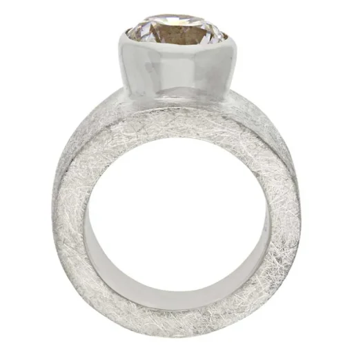 Zirkonia-Ring Silber