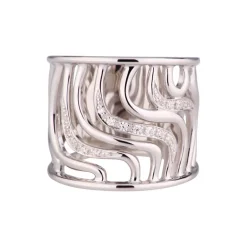 Zirkonia-Ring Silber rhodiniert