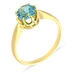 Zirkon-Ring Gelbgold